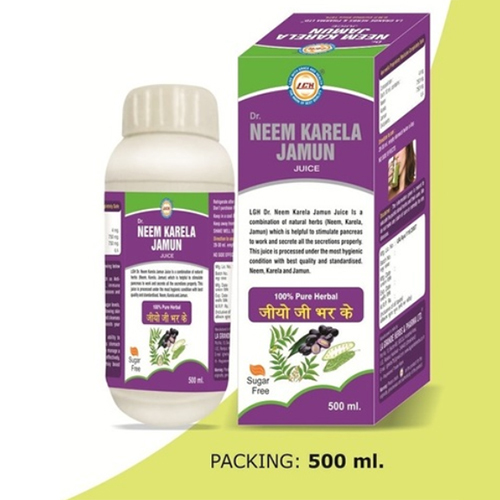 Lgh Dr. Neem Karela Jamun Juice Grade: Medicine