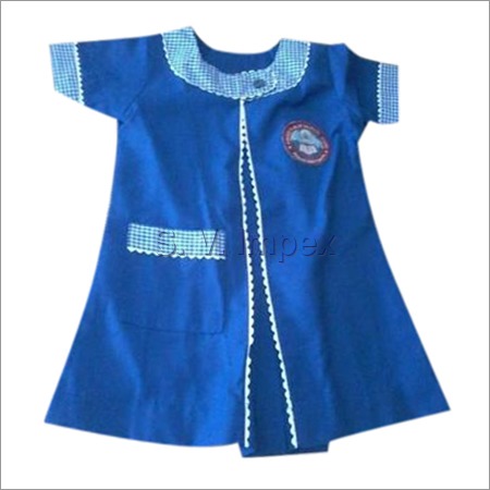 Cotton Girls School Blue Tunic