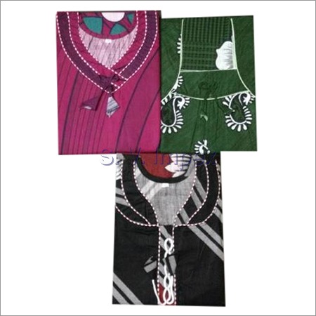 Cotton Ladies Shoulder Cut Nighty