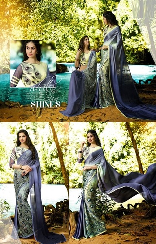 Blue Daily Wear Saree