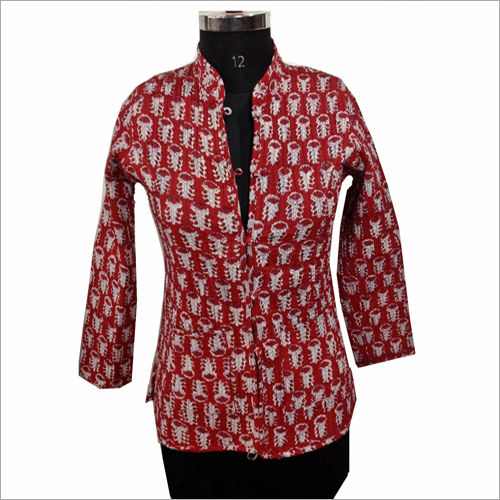 Women'S Quilted Jacket Decoration Material: Button