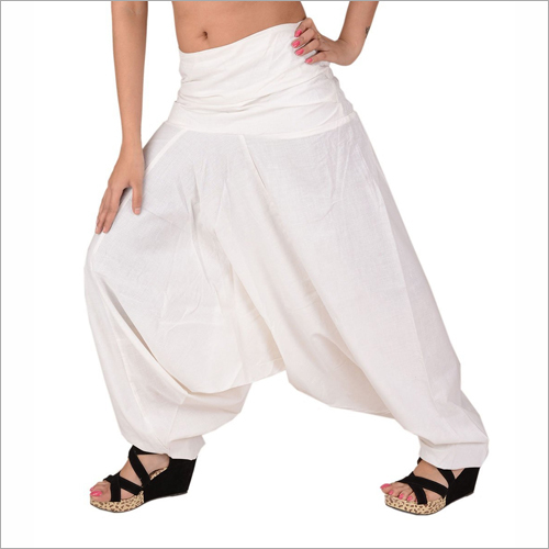 White Ali Baba Trouser
