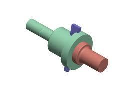 Metal And Plastic Laboratory Cotter Joint Model 