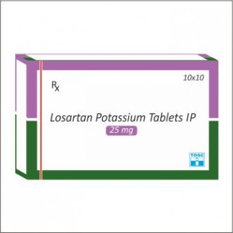 Losartan Potassium Tablets - 25 Mg General Drugs