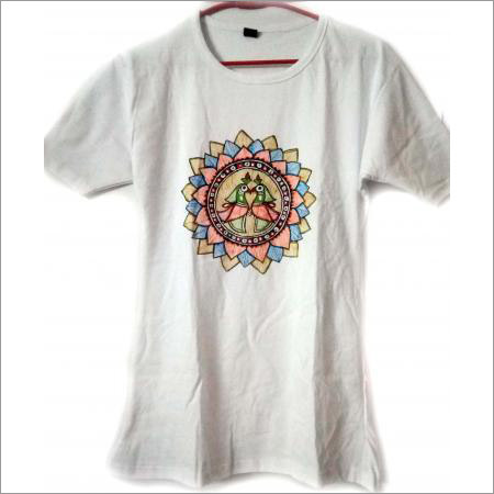Madhubani Fish Painting T Shirt