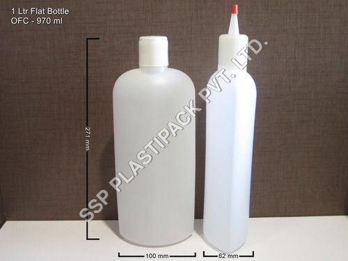 1 ltr Flat Bottle