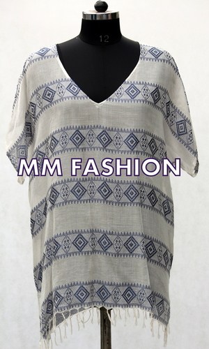 Kaftans - Cotton Blend, Plus Size Customized | Anti-UV, Anti-Wrinkle, Breathable, Quick Dry, Non-Toxic, All Season, Short Sleeves