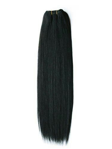 Human Hair Extensions - Remy Indian Human Hair 203.2 - 762 mm Length | Silky Straight Natural Color Weaving Type Lightweight Design