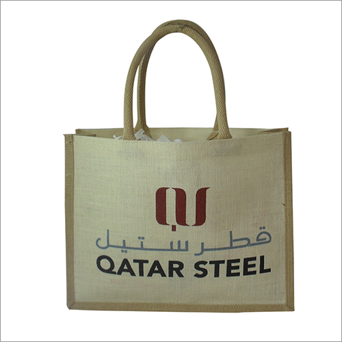 White Jute Bag