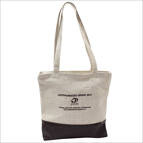 Jute Bag - Customizable Sizes, Black and White Colors | Durable Jute Material for Promotional and Shopping Uses