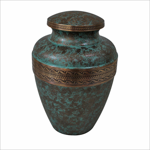 Seafoam Patina finish Cremation Urn