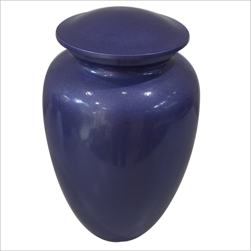 Glossy Violet Cremation Urn