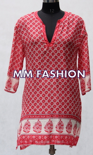 Indian Printed Cotton Kurti
