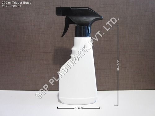 250 Ml Trigger Pump Bottle Hardness: Rigid