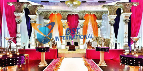 Beautiful Roman Pillar Mandap