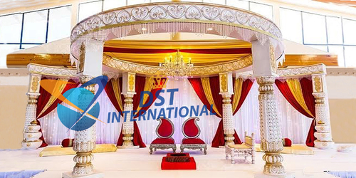 पारंपरिक फाइबर गोल मंडप