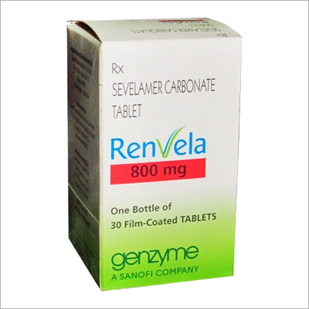 Renvela 800Mg (Sevelamer Carbonate) Application: Clinic & Hospital