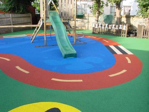 Multicolor Children'S Play Area Epdm Flooring