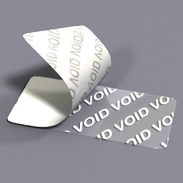 Void Barcode Label