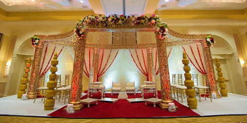 Wedding Golden Mandap