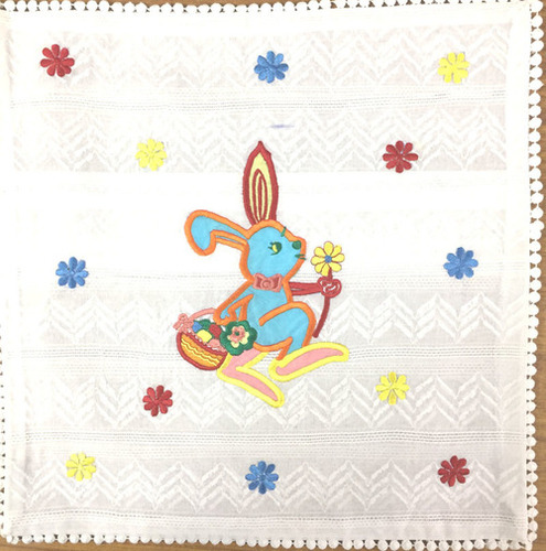 Rabbit Print Kids Cushion Cover Rabbit Print Kids Cushion Cover