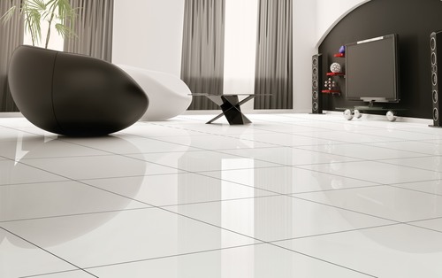 Pearl White Vitrified Tiles