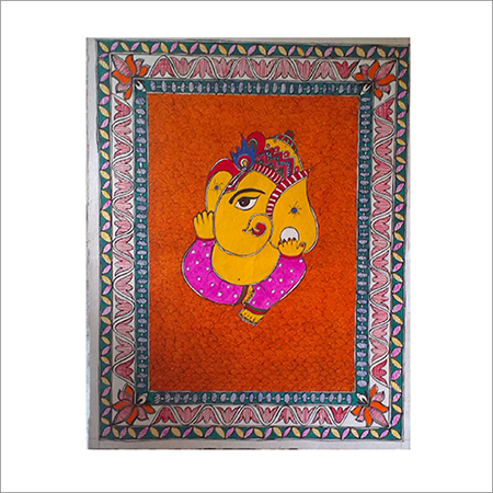 Ganesha Madhubani Painting