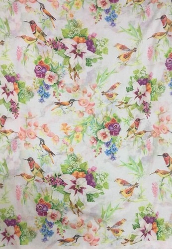 cotton digital bird print stole
