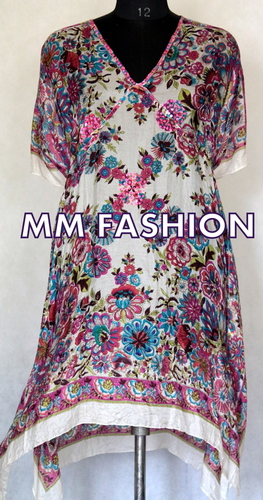 Anti Uv Digital Printed Designer Kaftan