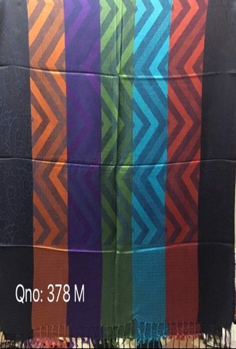 viscose self jacquard stole