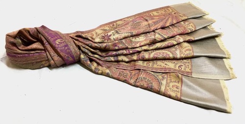 model fine antique kani reversible stole