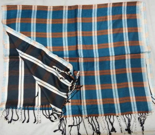 viscose reversible check/stipe  stole