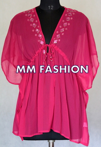 Cotton Kaftans - Plus Size, Short Sleeves | Anti-UV, Breathable, Quick Dry, Non-Toxic, All Season, Washable