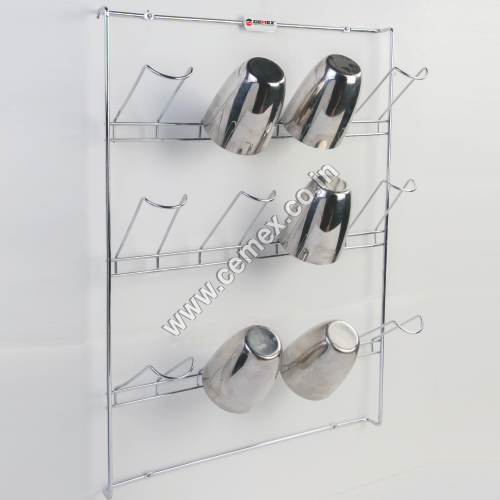 Stainless Steel Kitchen Glass Holder Wall Mounting