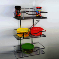 Stainless Steel Kitchen Spice Rack Wall Mounting