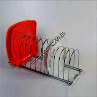 Stainless Steel Kitchen Plate Stand
