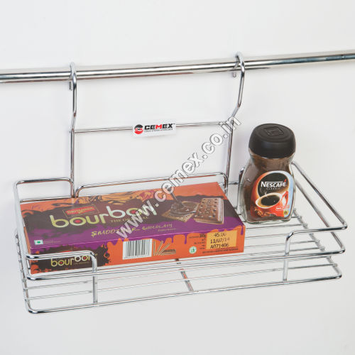 Stainless Steel Kitchen Hanging Single Shelf