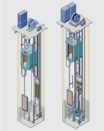 Elevator - Metal Build, Automatic Functionality, Computerized System | Advanced Automated Vertical Transport Solution