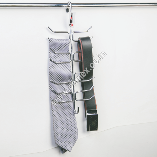 Stainless Steel Tie and Belt Hanger