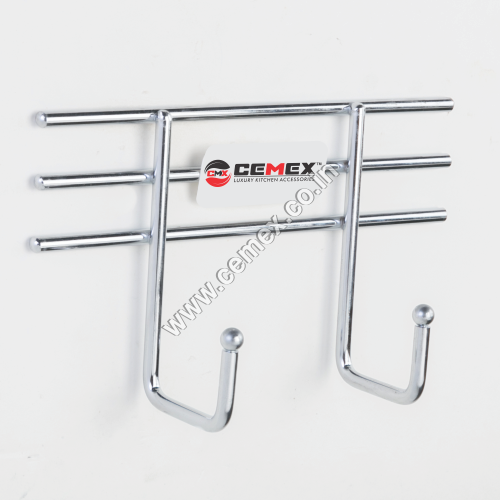 Stainless Steel Bathroom 2 Pin Hanger