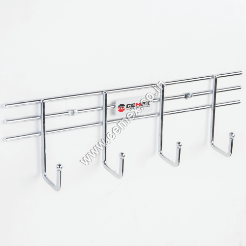 Stainless Steel Bathroom 4 Pin Hanger