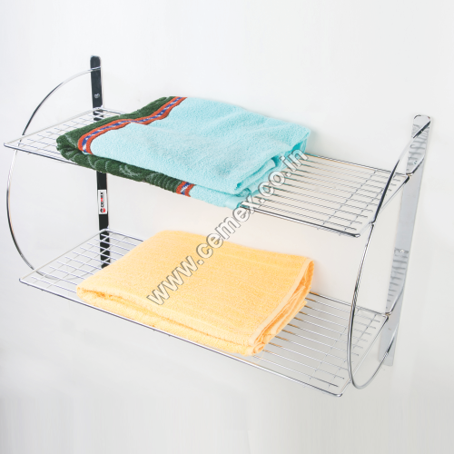 Stainless Steel Towel Double Shelf