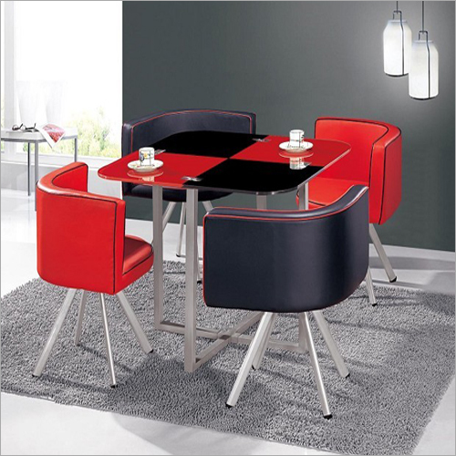 Red & Black Dining Table