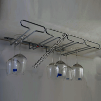 Stainless Steel Bar Glass Holder 4 Line