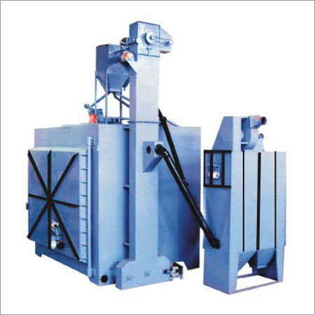 Double Door Shot Blasting Machine