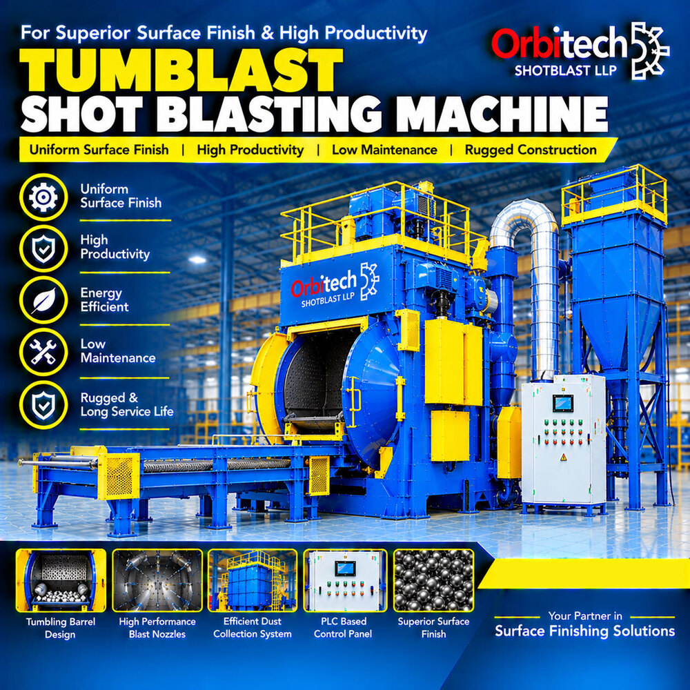 Tumblast Shot Blasting Machine