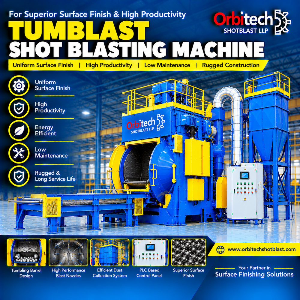 Tumblast Shot Blasting Machine