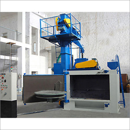 Swing Table Shot Blasting Machine