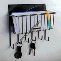 Stainless Steel Key & Letter Holder