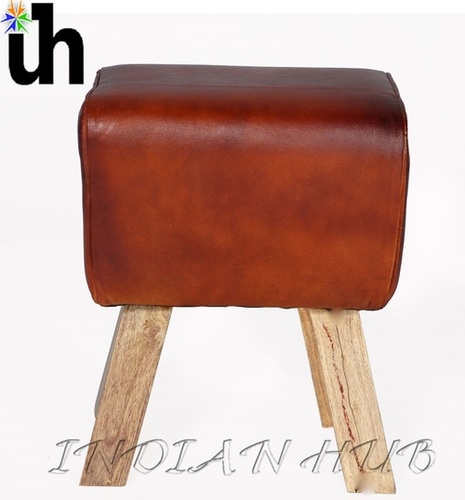 Leather stool